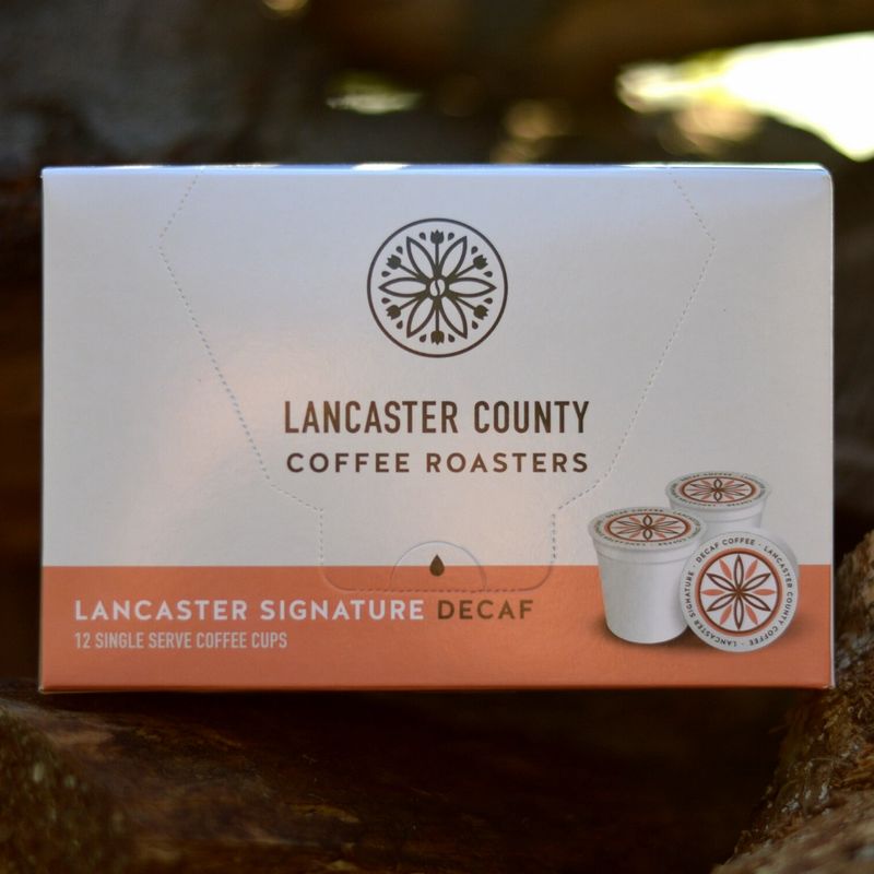 Lancaster County Coffee Roasters Lancaster Signature Decaf Single Serve 12 ct