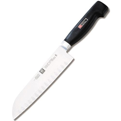 Zwilling J.A. Henckels Santoku Knives Zwilling J.A. Henckels Four Star 5in Granton Santoku