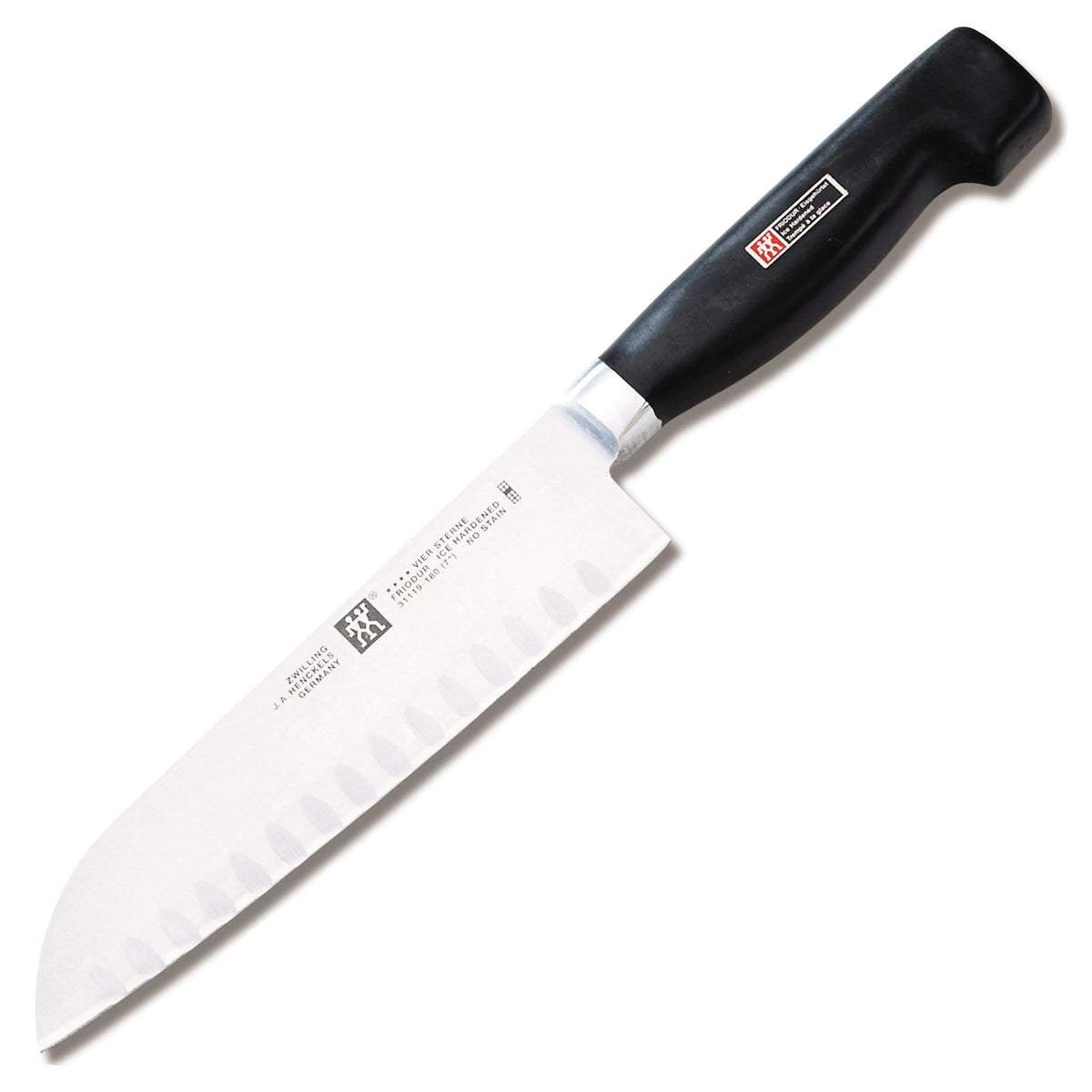 Zwilling J.A. Henckels Santoku Knives Zwilling J.A. Henckels Four Star 7in Granton Santoku
