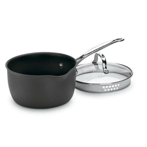 Cuisinart Sauce Pans & Chef's Pans Cuisinart Chef's Classic Nonstick Hard Anodized 2 qt. Pour Saucepan w/ Lid