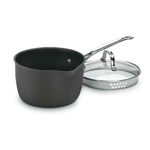 Cuisinart Sauce Pans & Chef's Pans Cuisinart Chef's Classic Nonstick Hard Anodized 3 qt. Pour Saucepan w/ Lid