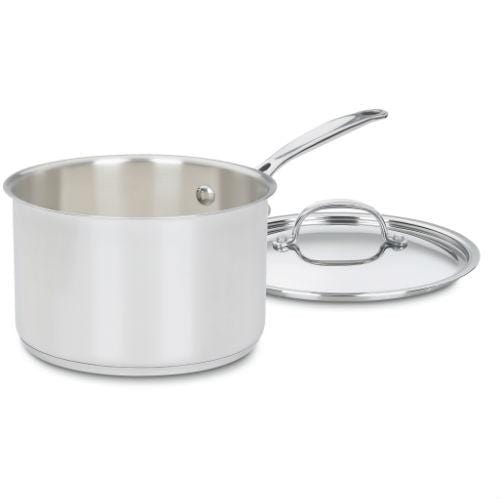 Cuisinart Sauce Pans & Chef's Pans Cuisinart Chef's Classic Stainless Steel 4 qt. Saucepan