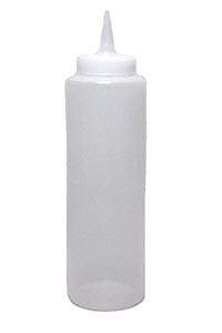 Tablecraft Serving Bottle Tablecraft 12oz. Clear Squeeze Bottle