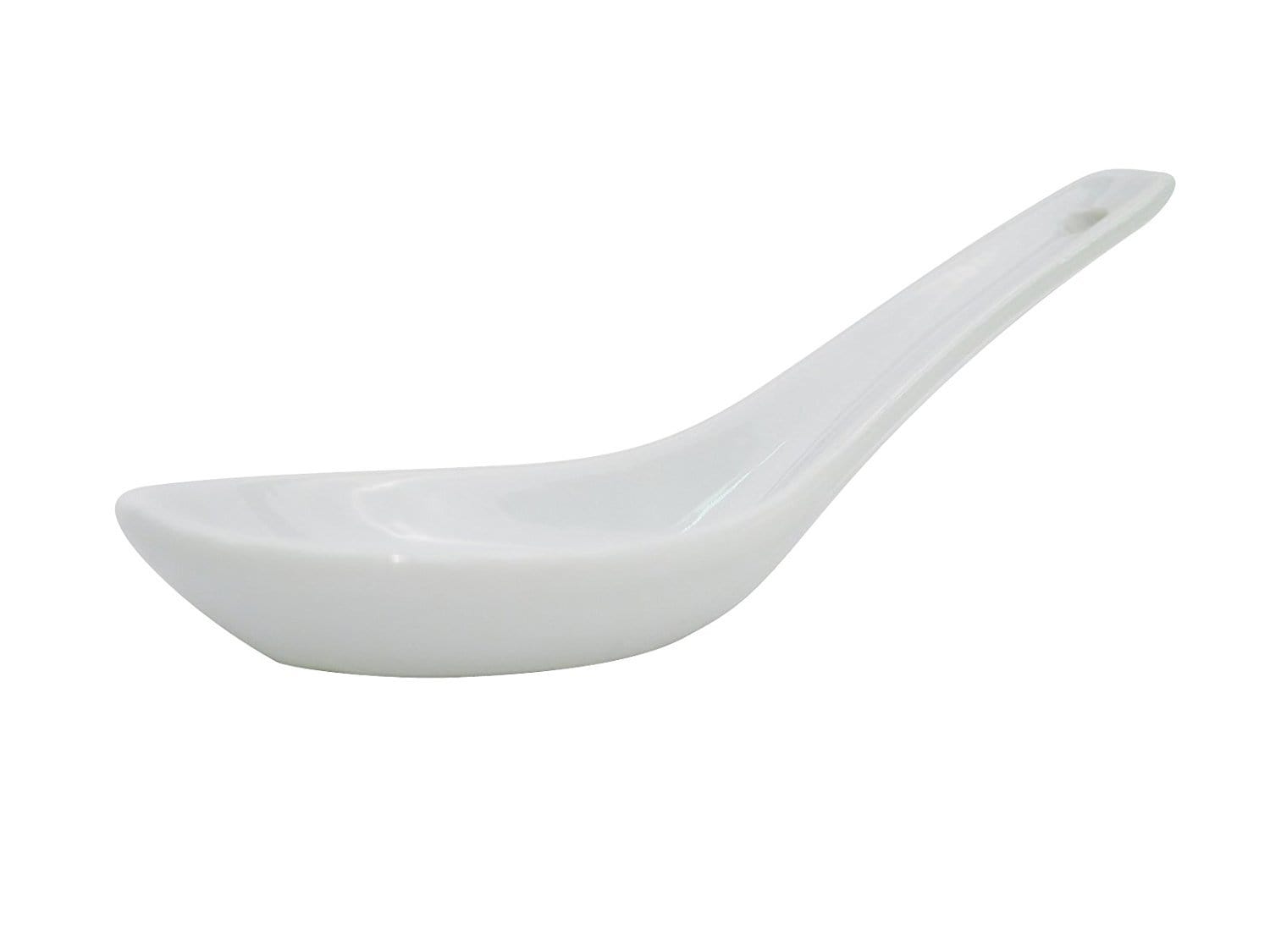 CAC Serving Utensils CAC 5.5in Kent Chinese Soup Spoon