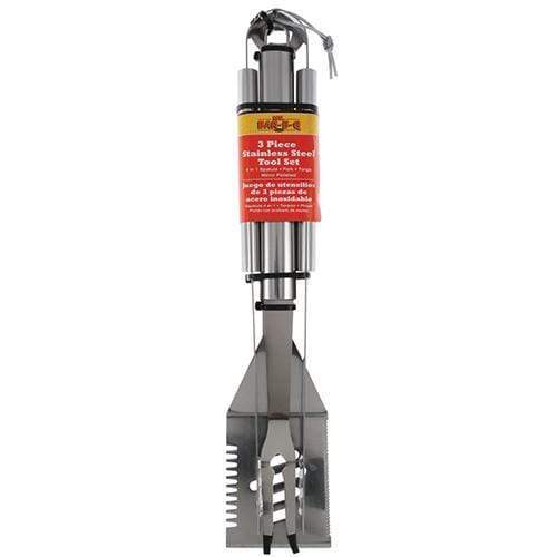 Mr. Bar-B-Q Set Mr. Bar-B-Q 3 Piece Stainless Steel Tool Set