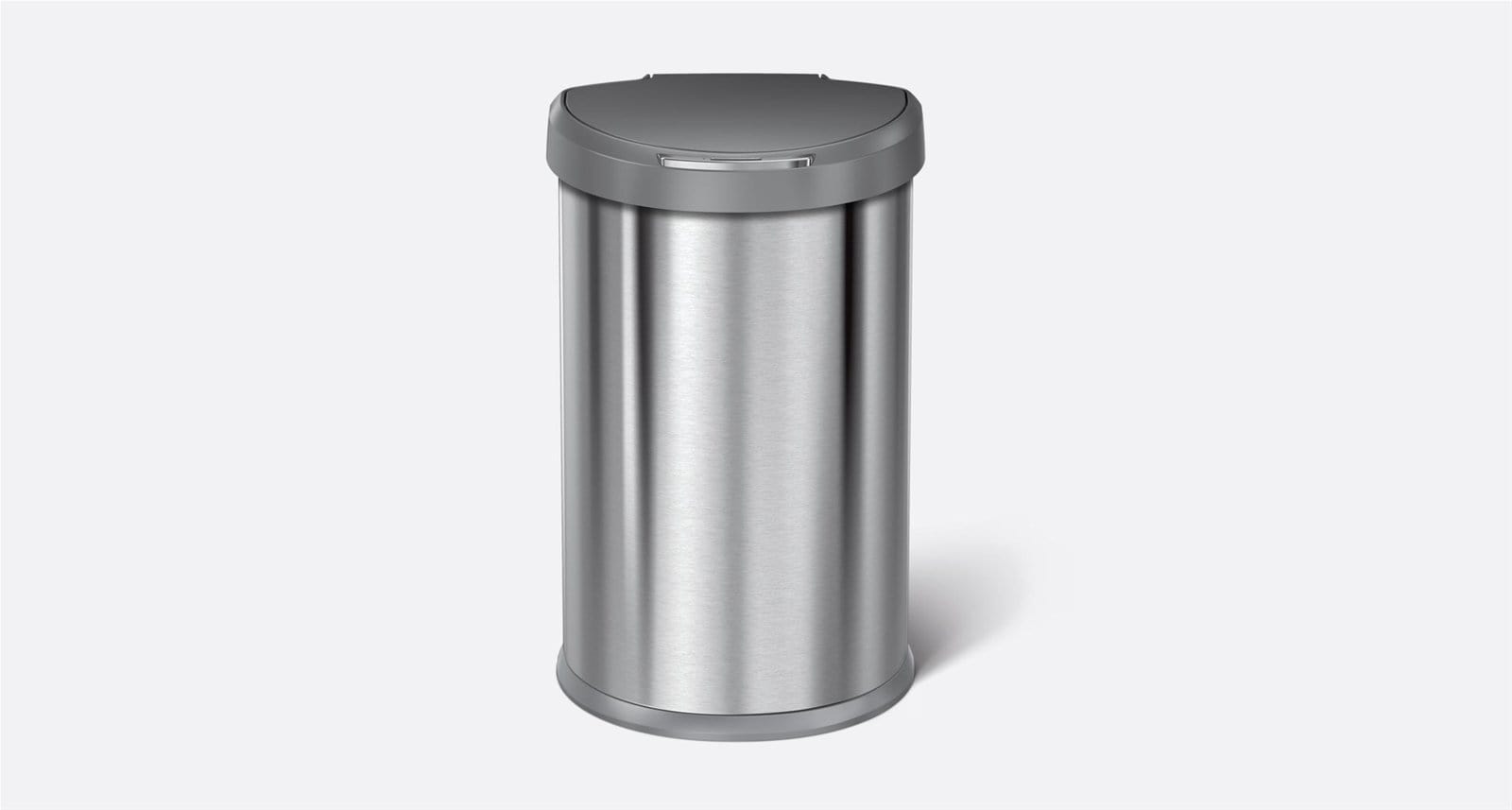 simplehuman Trash Can simplehuman® Stainless Steel Semi-Round Sensor Can 45 L