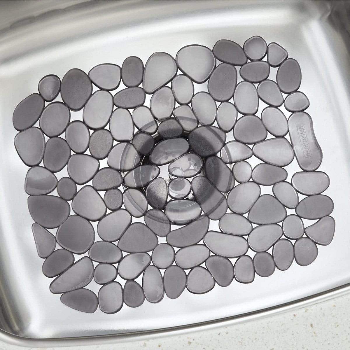 InterDesign Sinkware InterDesign« Small Pebblz Sink Mat- Graphite