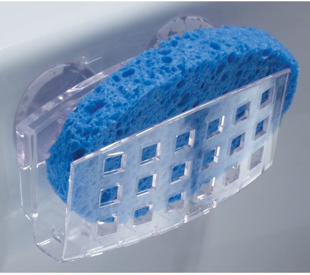 InterDesign Sinkware Sinkworks Sponge Holder-Clear