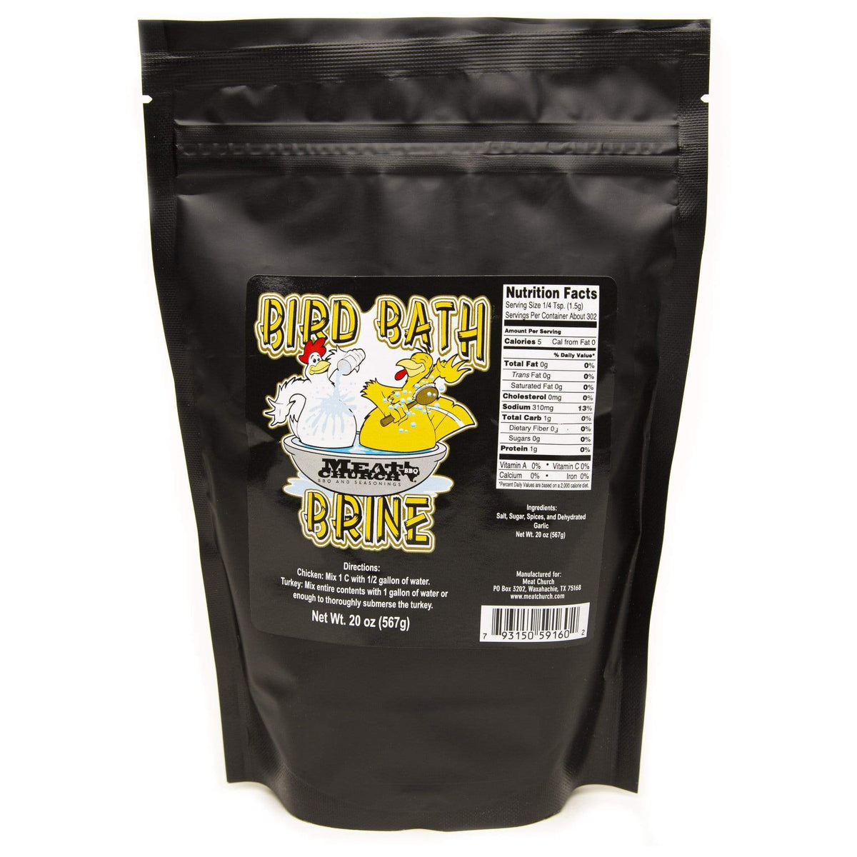 Meat Church Spices & Seasonings Meat Church Bird Bath Brine 1.25lb
