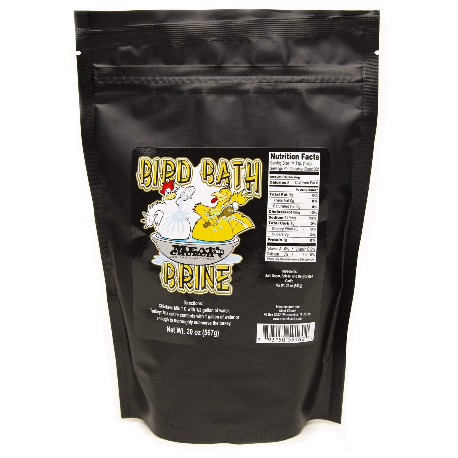 Meat Church Spices & Seasonings Meat Church Bird Bath Brine 1.25lb