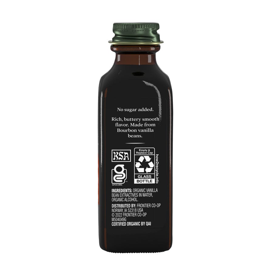 Frontier Co-Op Spices Simply Organic Pure Madagascar Vanilla Extract 2 oz