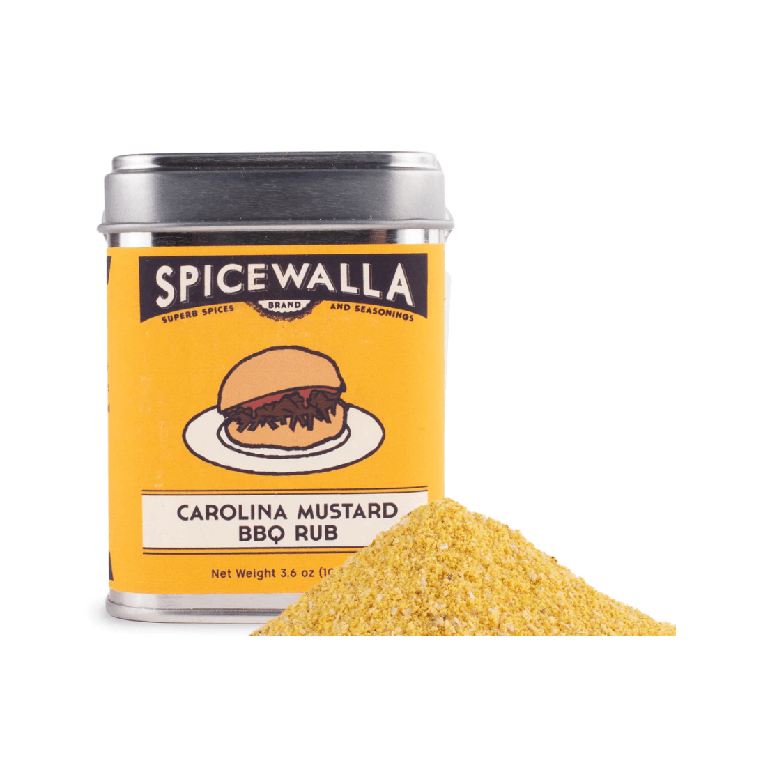 Spicewalla Spicewalla Carolina Mustard BBQ Rub Tin
