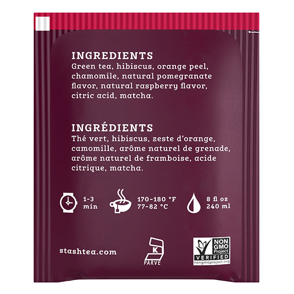 Stash Tea Stash Pomegranate Raspberry Green Tea