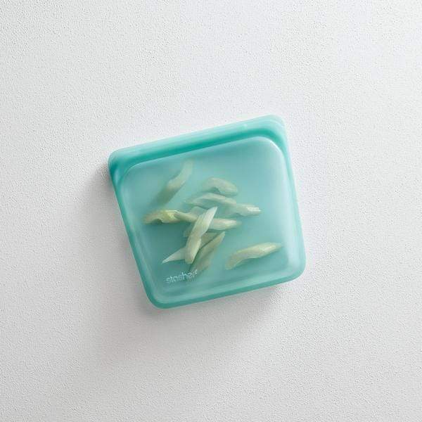 Stasher Storage Bags Stasher Reusable Silicone Sandwich Bag Aqua