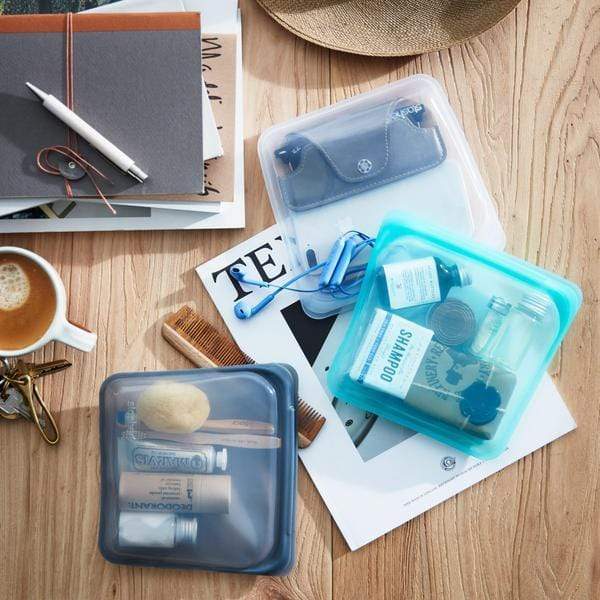Stasher Storage Bags Stasher Reusable Silicone Sandwich Bag Aqua