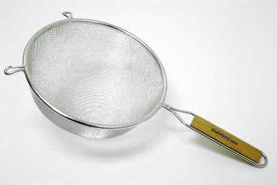 Cuisipro Strainer 7 1/2in Wooden Handle Strainer