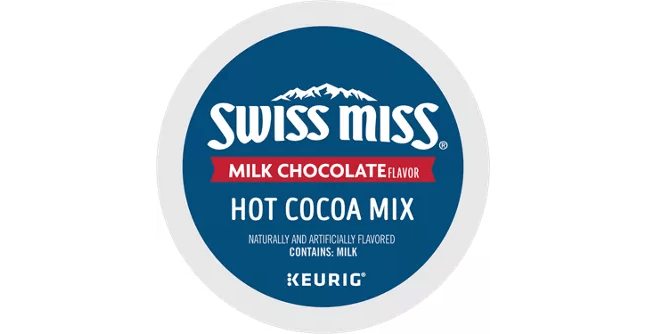 Swiss Miss Hot Chocolate Swiss Miss Milk Chocolate K-Cup Hot Cocoa - 22 Count Box