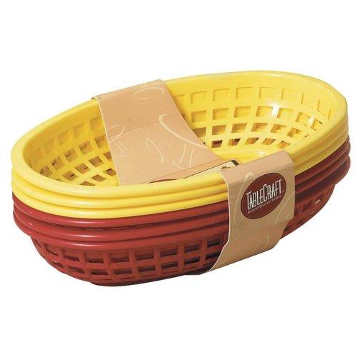 Tablecraft Tools Tablecraft Oval Plastic Basket Combo Set