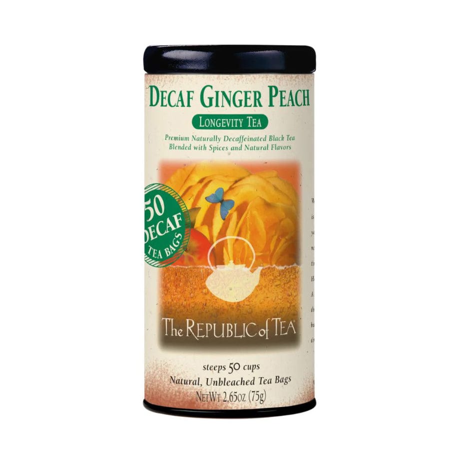Republic of Tea Tea Republic of Tea Decaf Ginger Peach Black Tea Bags