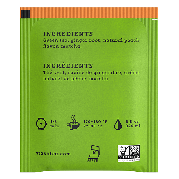 Stash Tea Stash Ginger Peach Green Tea