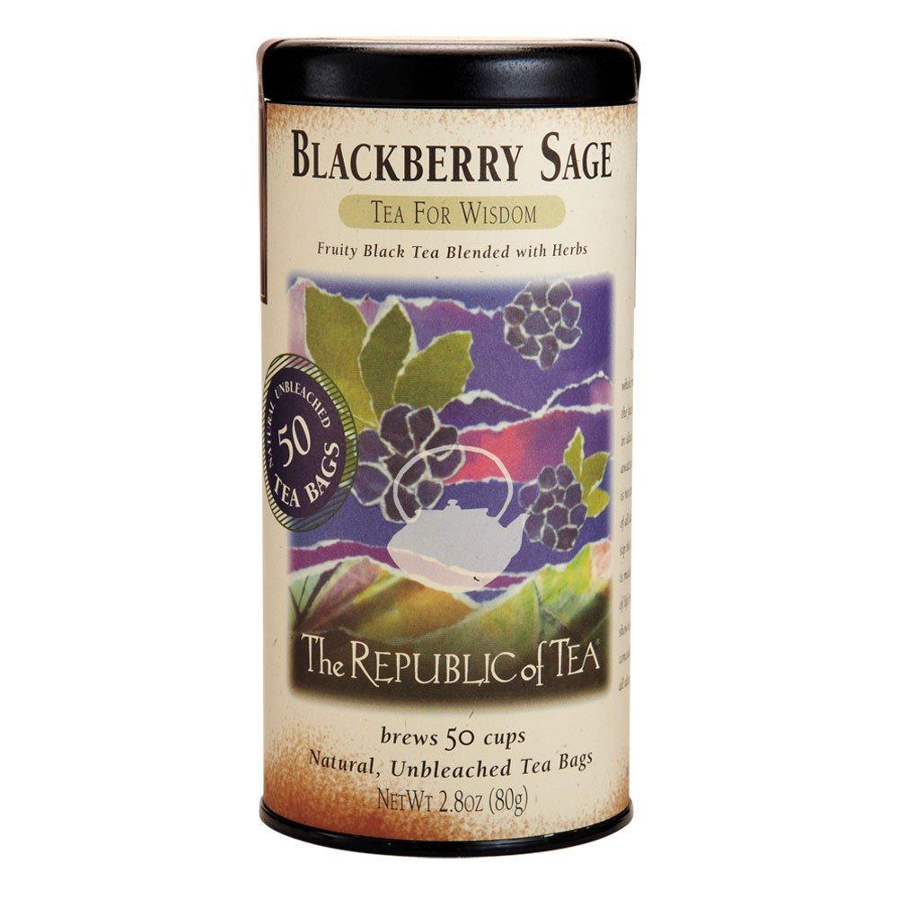 The Republic of Tea Tea The Republic of Tea Blackberry Sage Black Tea, 50 Count