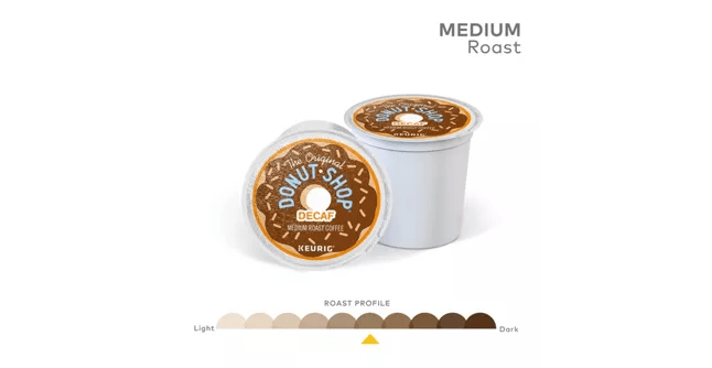 The Original Donut Shop Coffee The Original Donut Shop Decaf K-Cup Coffee - 24 Count Box