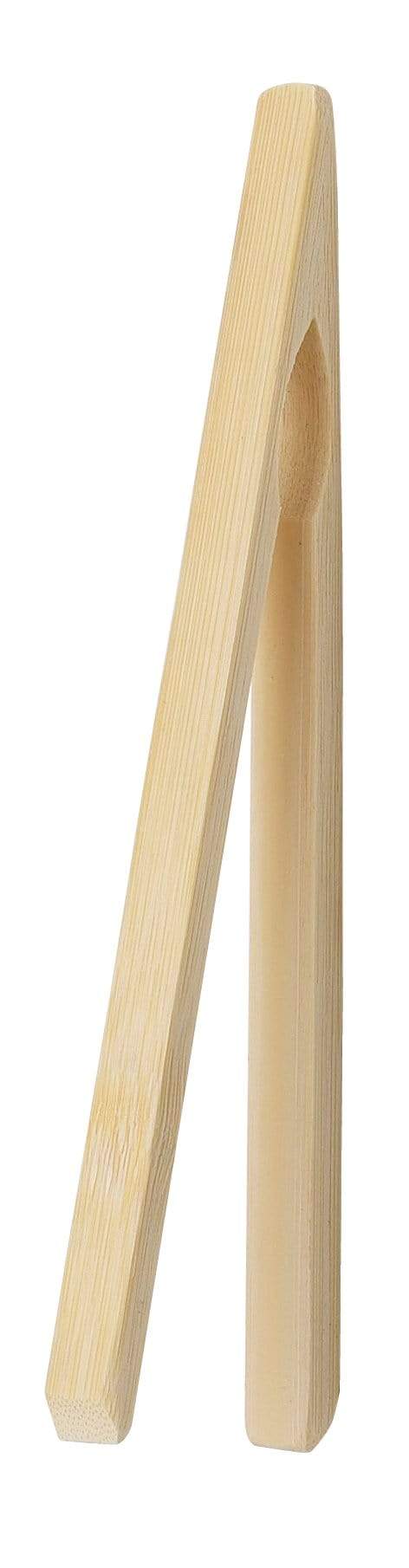 Kitchen & Company Tongs Bamboo 6 3/4in Toast Tongs