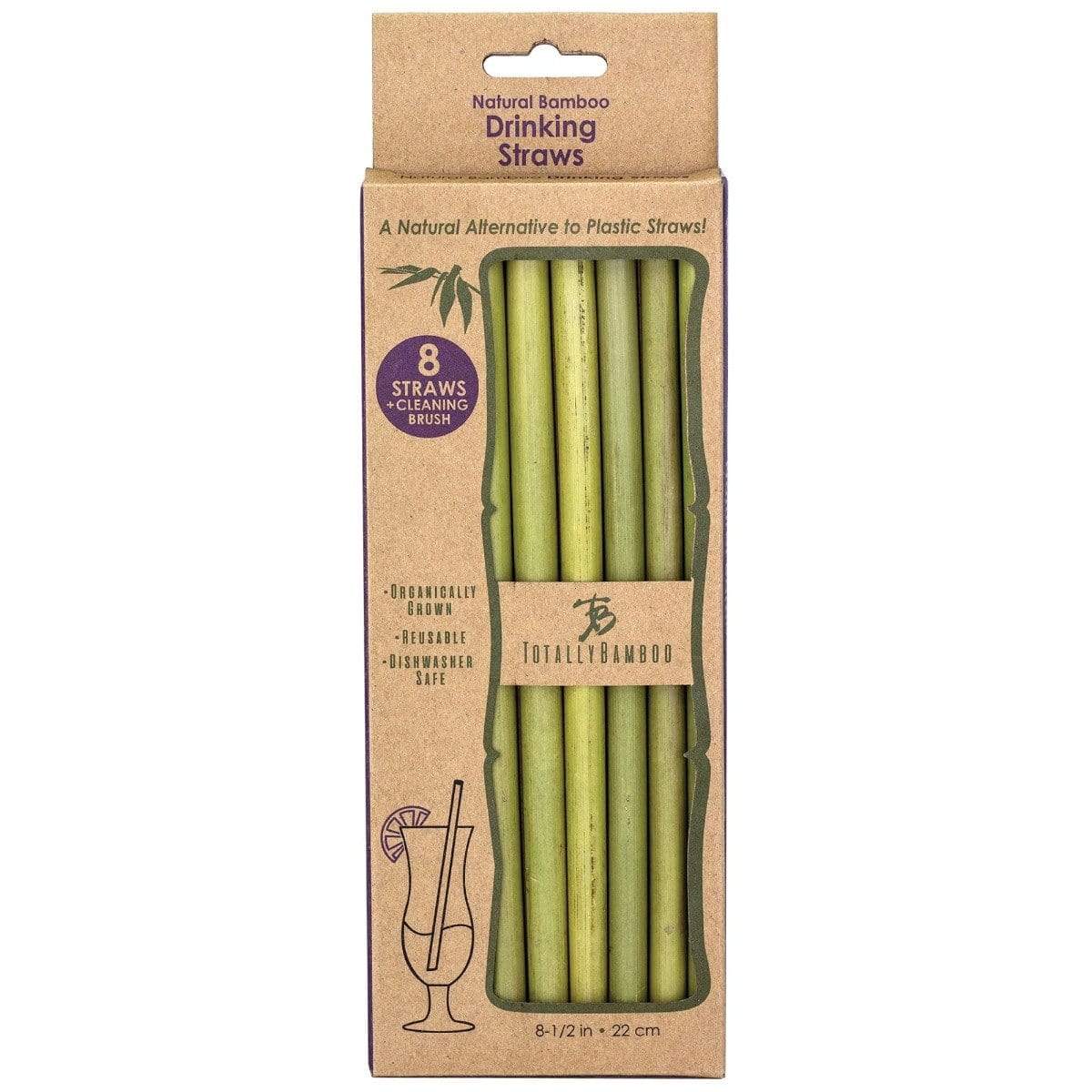 Totally Bamboo Brush Totally Bamboo Reusable Straws with Brush
