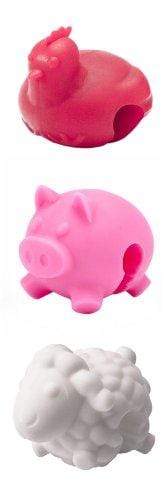 Tovolo Cookware Accesories Tovolo Farm Animal Lid Lifters Set of 3