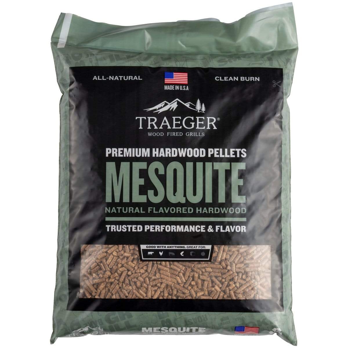 Traeger Pellets Traeger Mesquite Wood Pellets 20 lbs