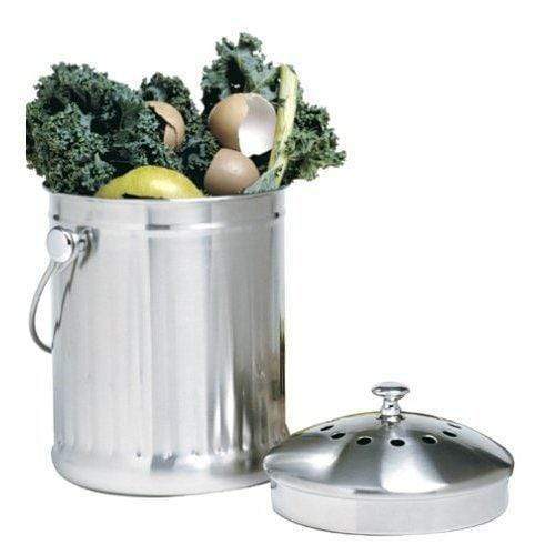 R.S.V.P Trash & Recycling RSVP Endurance Stainless Steel Compost Pail
