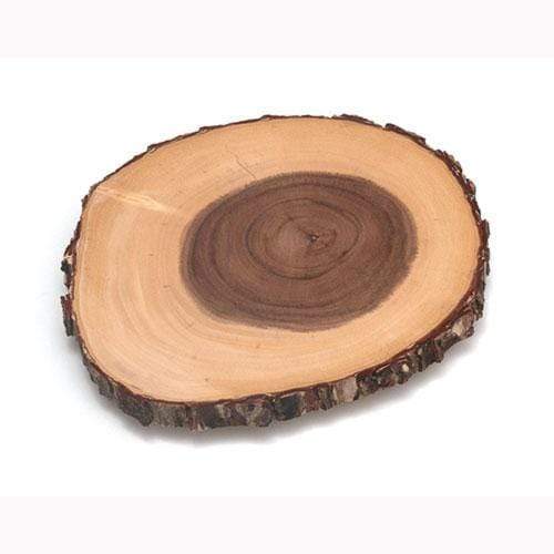 Lipper International Tray Lipper International Oval 10in-12in Natural Bark Serving Tray