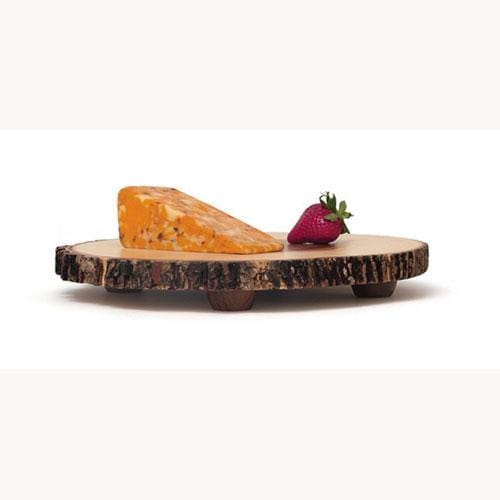 Lipper International Tray Lipper International Oval 13in-15in Natural Bark Serving Tray