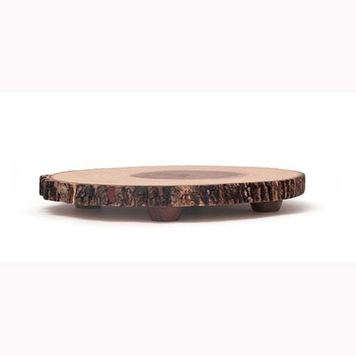 Lipper International Tray Lipper International Oval 13in-15in Natural Bark Serving Tray