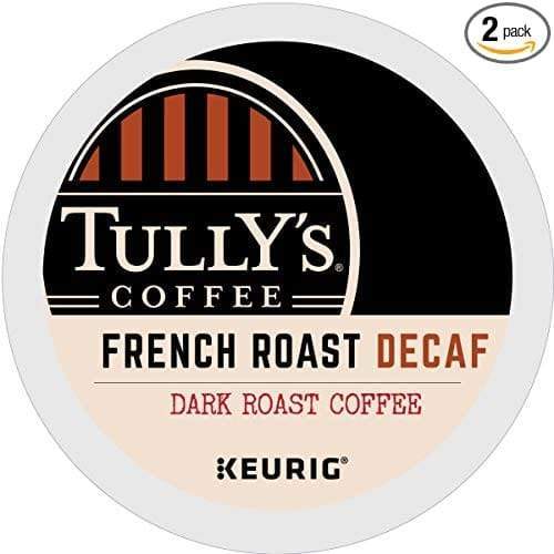 Tully's Coffee Coffee Tully's Coffee French Roast Decaf K-Cup Coffee - 24 Count Box