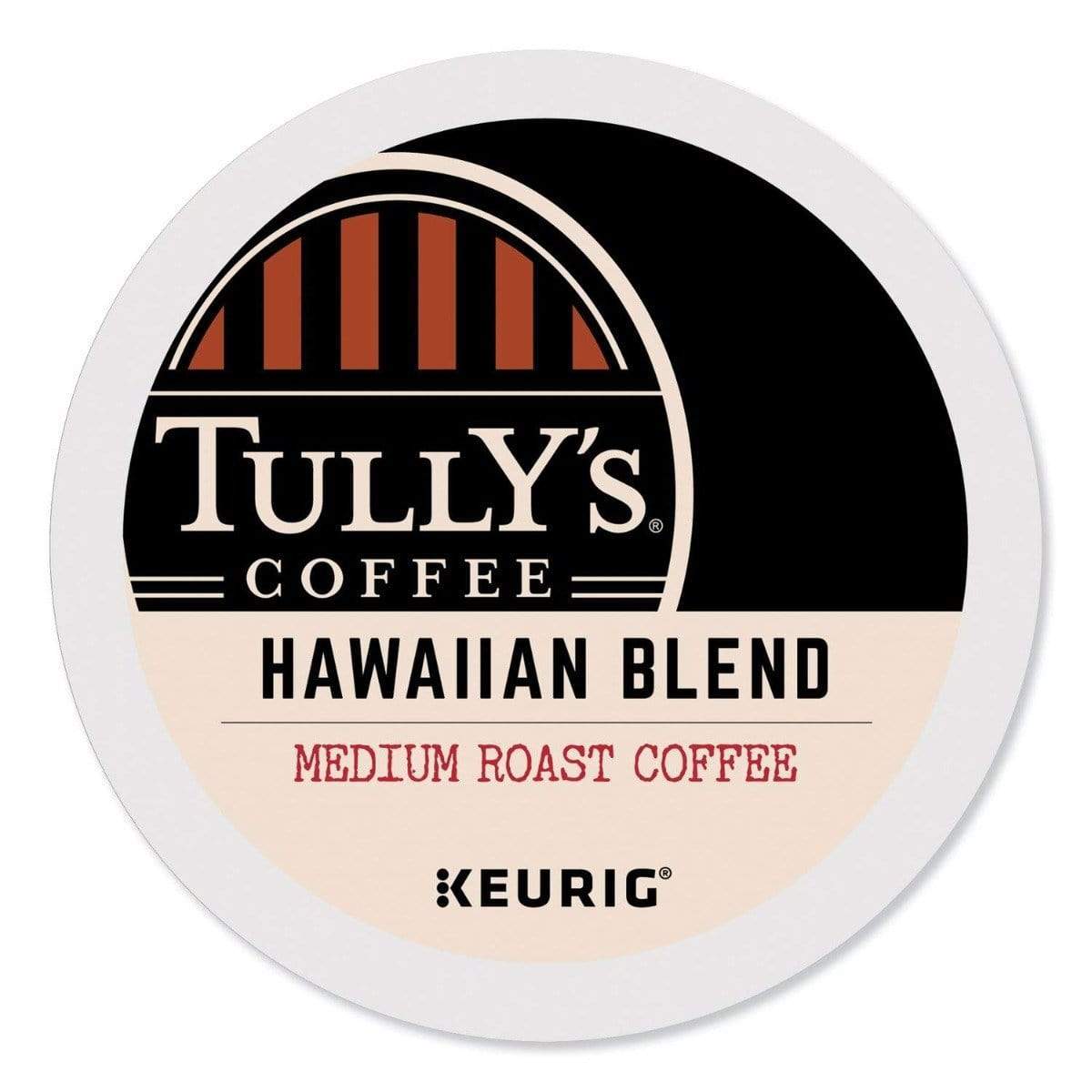 Tully's Coffee Coffee Tully's Coffee Hawaiian Blend - K-Cup Coffee - 24 Count Box