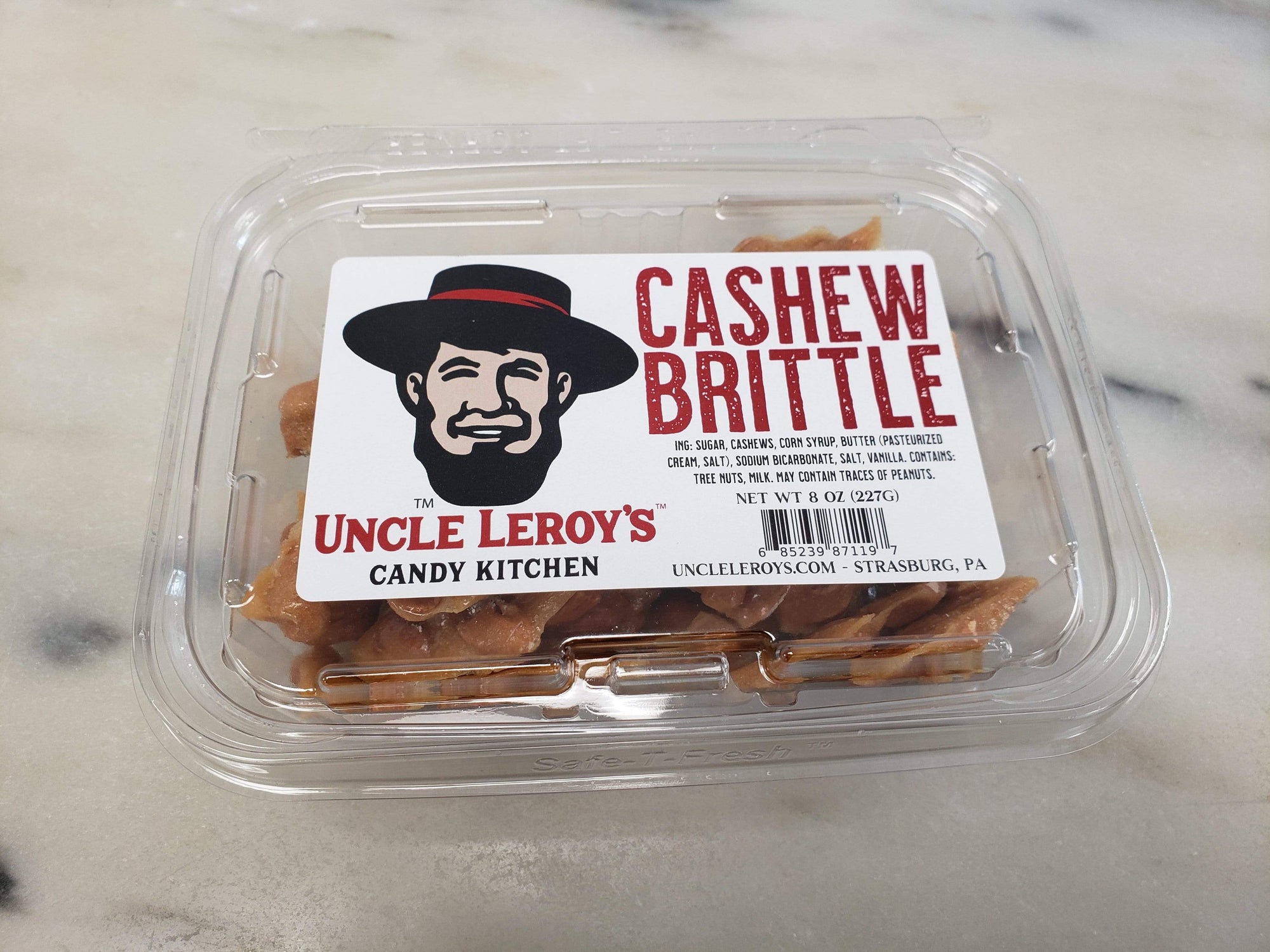 Uncle Leroy's Nuts & Snacks Uncle Leroy's Cashew Brittle, 8 oz