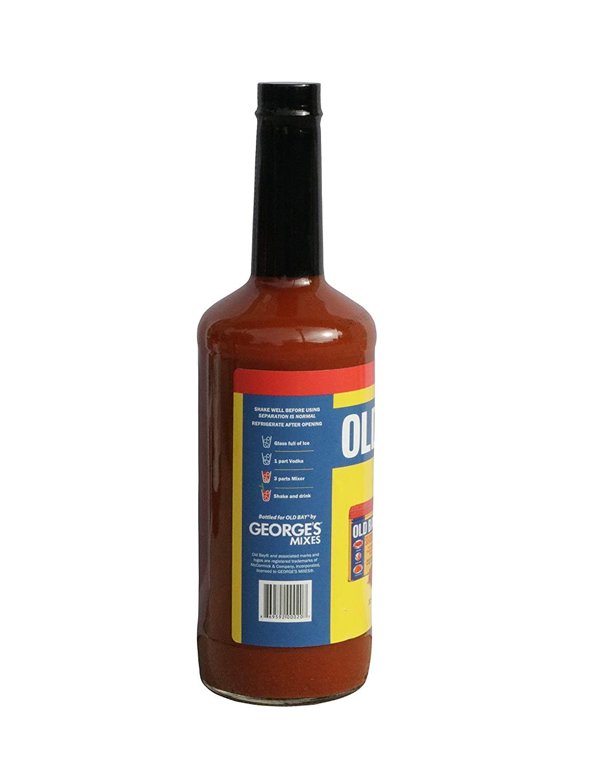 UNFI Cocktail Mixer/Rimmer Old Bay Bloody Mary Mix 32 oz