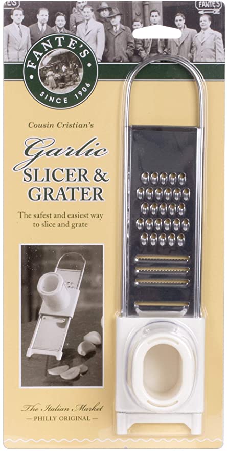HIC Vegetable Gadgets FanteÂs Uncle Cristian's Garlic Slicer/Grater