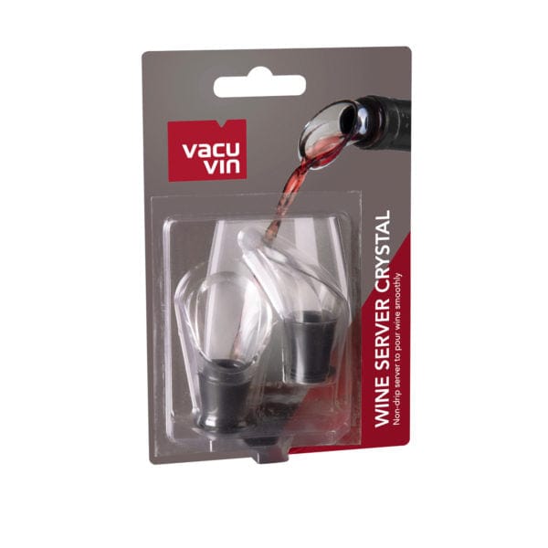 Vacuvin Wine Accessories Vacu Vin Wine Server Crystal Set of 2