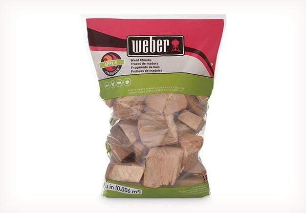 Weber Wood Pellets Weber Wood Chunks 4 lb Apple