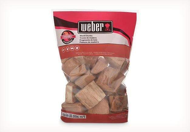 Weber Wood Pellets Weber Wood Chunks 4 lb Cherry