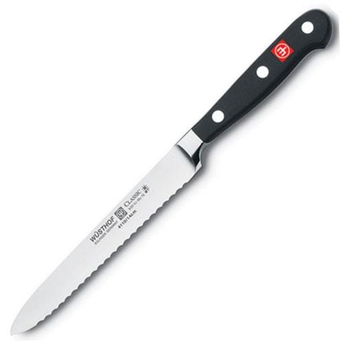 Wusthof Utility Knife Wusthof Classic 5.5" Serrated Utility Knife