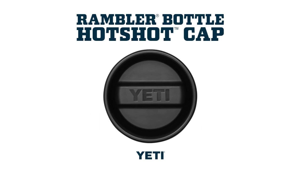 YETI RAMBLER 12 OZ BOTTLE WITH HOTSHOT CAP