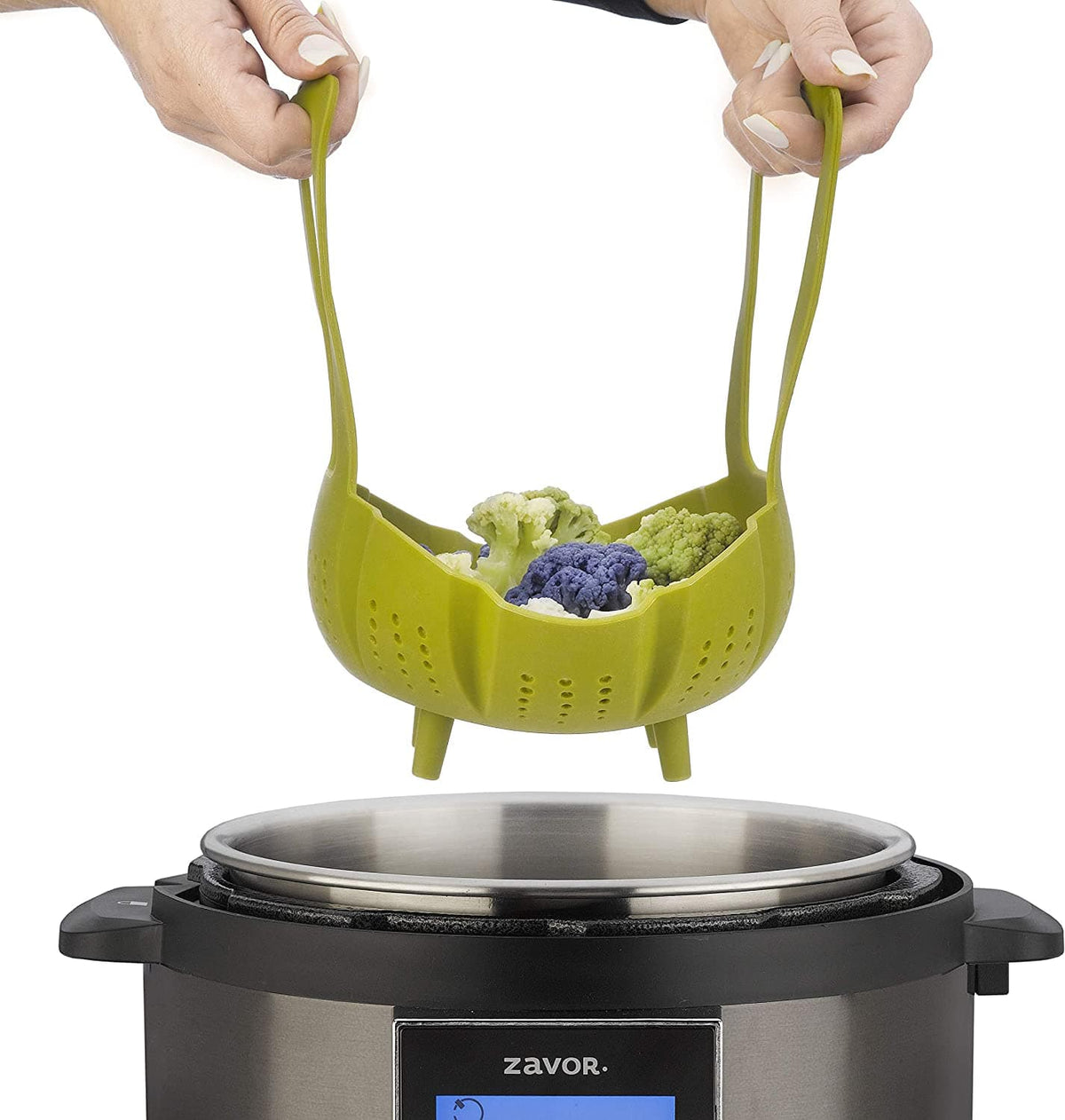 Zavor Cookware Accessories Zavor Silicone Steamer Basket 9 in