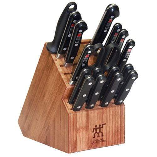 Classic Colour Knife Set With Knife Block 8 Pieces, Velvet Oyster